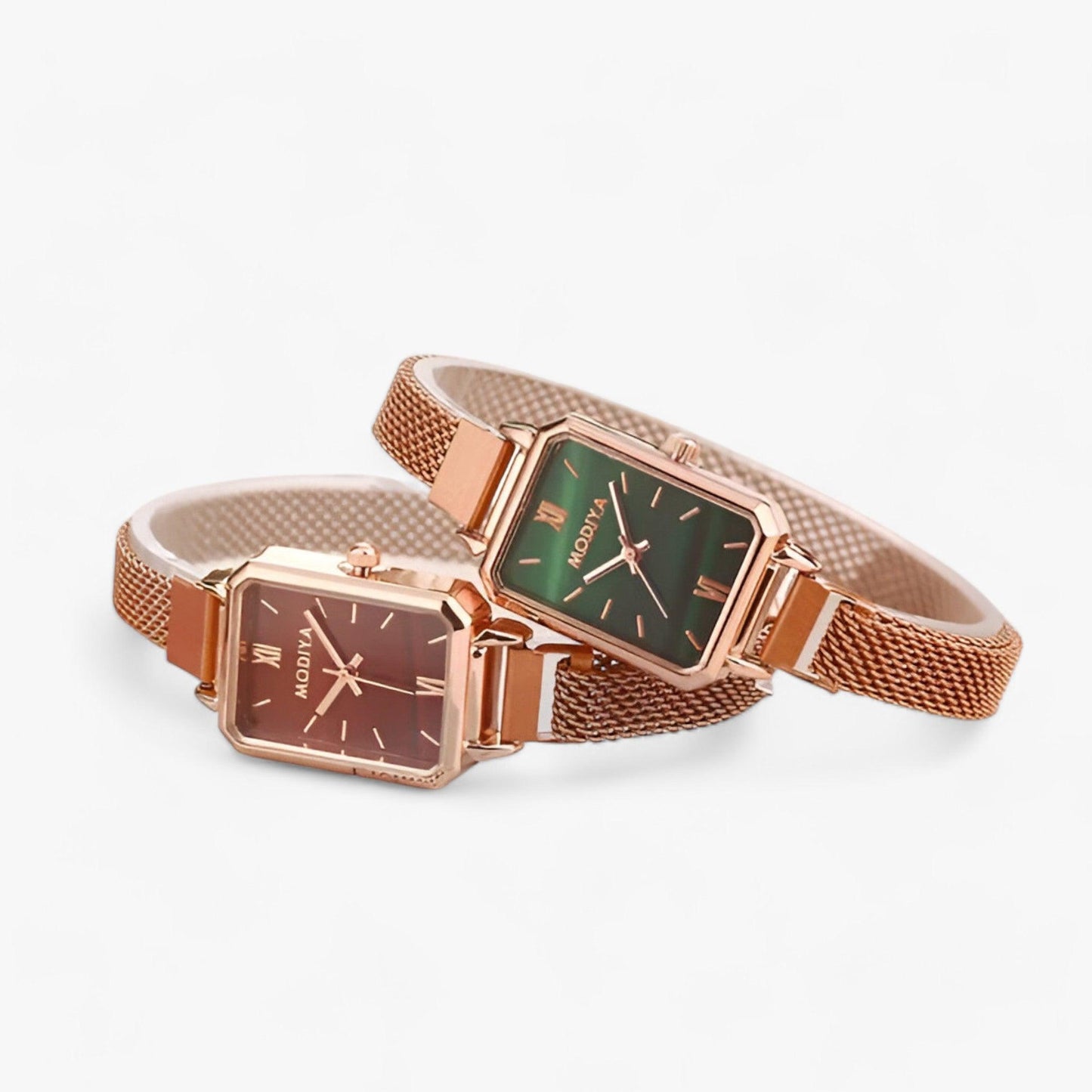 Précise | Fashionable square watch with magnetic strap