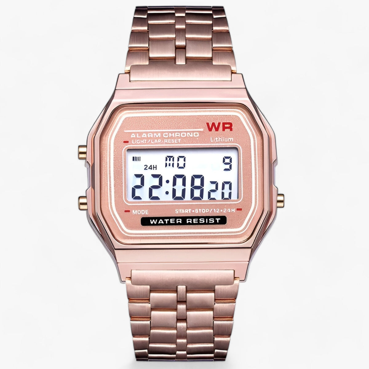 Elegant vintage digital clock