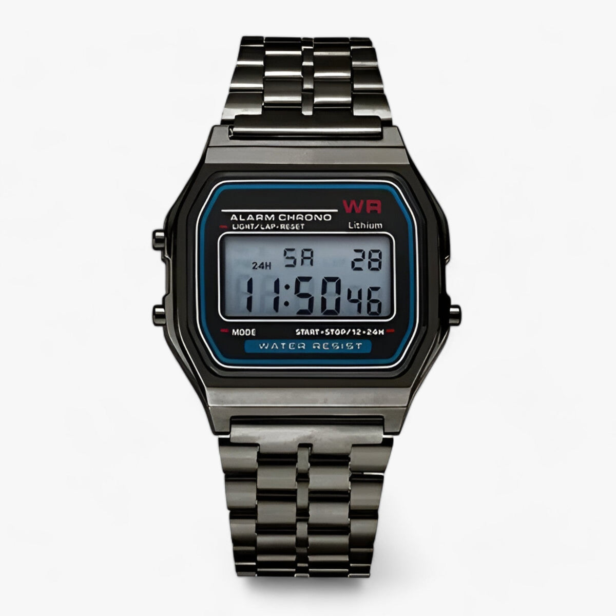 Elegant vintage digital clock