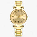 Premium stainless steel round watch