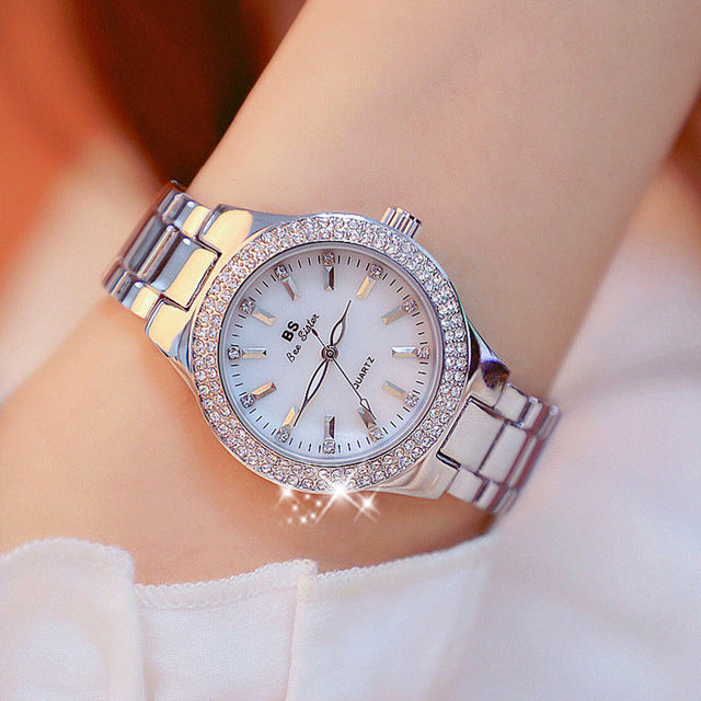 Bee Sister - Women's Quartz Watch With Diamonds