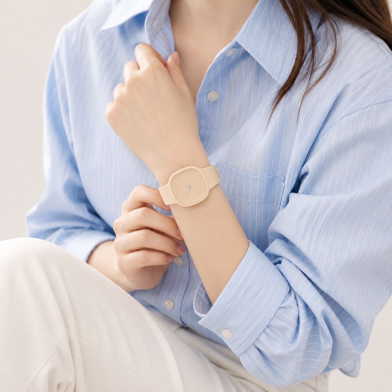 Active pastel women's watch