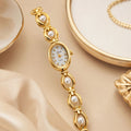 Orelia | Mid-ancient Luxury Pearl Watch Bracelet
