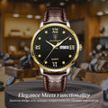 Enzo | Men's Elegant Quartz Waterproof Watch | 42mm