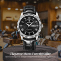 Brody | Elegant Leather Strap Quartz Watch