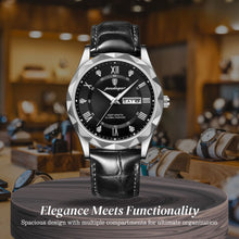 Brody | Elegant Leather Strap Quartz Watch