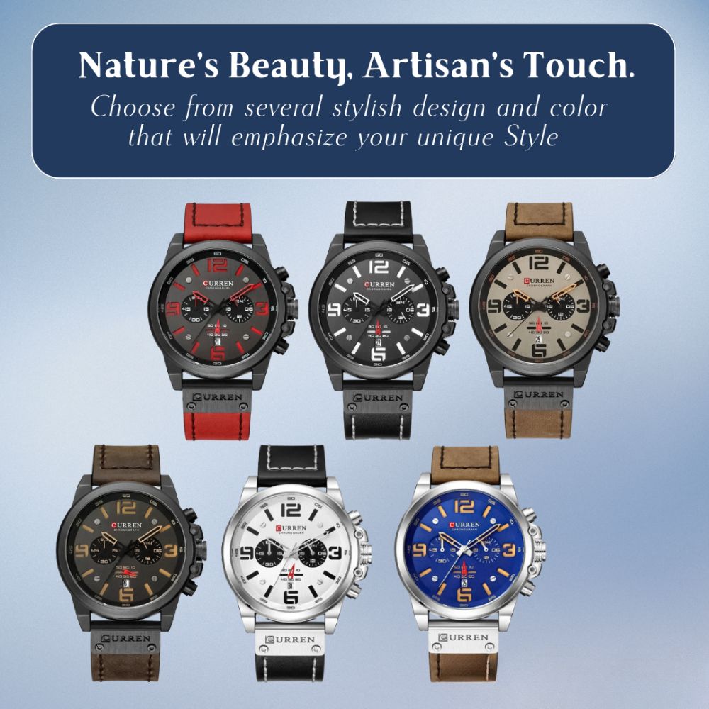 Ryder | Trendy Casual Quartz Timepiece Watch | 47mm