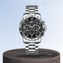 Rex | Opulent Chronograph Watch with Sleek Metal Band