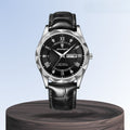 Brody | Elegant Leather Strap Quartz Watch